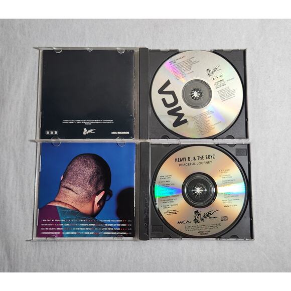 Heavy D & The Boyz Big Tyme & Peaceful Journey (1989, 1991) Tested Cd Pre-owned - Picture 4 of 5